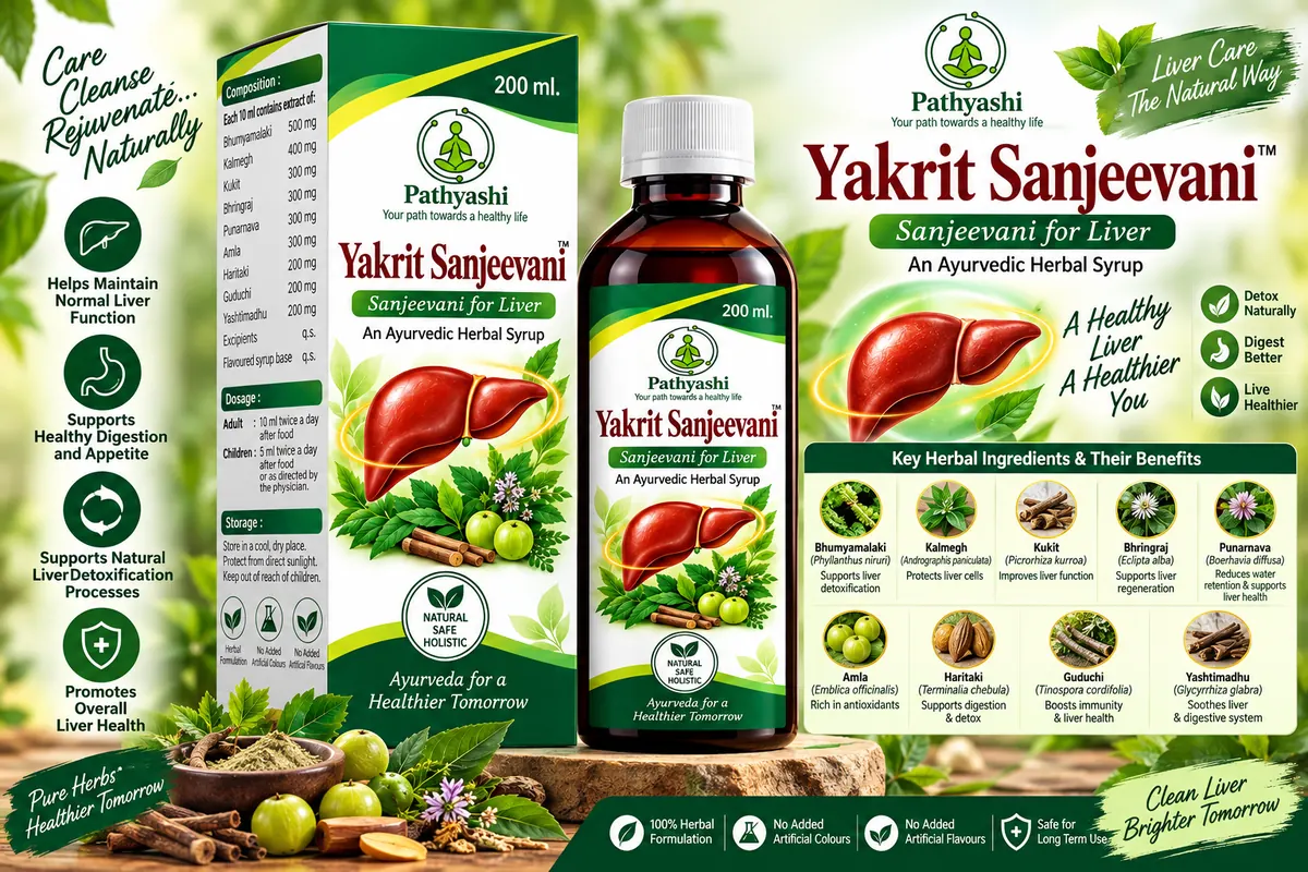 Pathyashi Ayurvedic syrup bottle